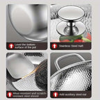 Titan-Wok mit Rundem Boden – Natürliche Antihaftwirkung & Induktionsgeeignet