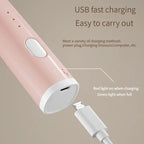 USB-Handmixer – 3 Stufen, Edelstahl, wiederaufladbar