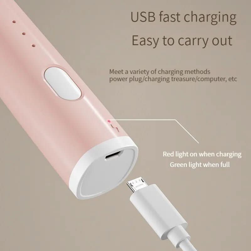 USB-Handmixer – 3 Stufen, Edelstahl, wiederaufladbar