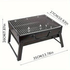 Holzkohlegrill – Klappbar & Kompakt für Outdoor