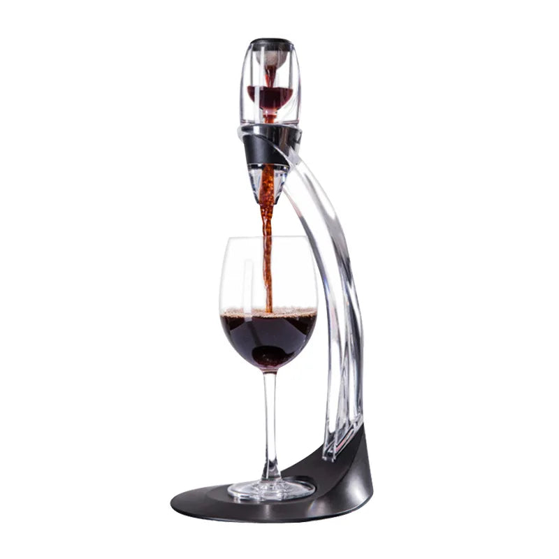Weinbelüfter aus Edelstahl mit integriertem Filter