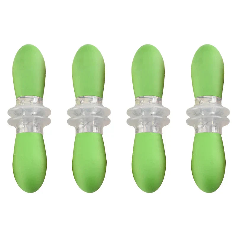 Maishalter-Set aus Edelstahl mit Griff – 4 Paare