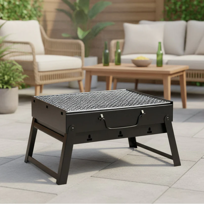 Holzkohlegrill – Klappbar & Kompakt für Outdoor