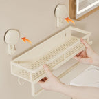 Saugnapf-Wandregal – Küchen- und Badorganizer, 30–60 cm