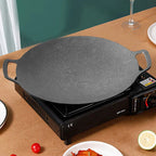 Grillpfanne Naturstein, 30 cm, doppelte Griffe