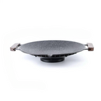 Aluminium-Grillpfanne 75 cm mit Griffen – Windfest