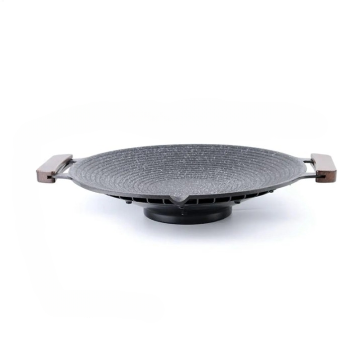 Aluminium-Grillpfanne 75 cm mit Griffen – Windfest