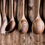 Teakholz Küchenbesteck-Set – 5-teilig