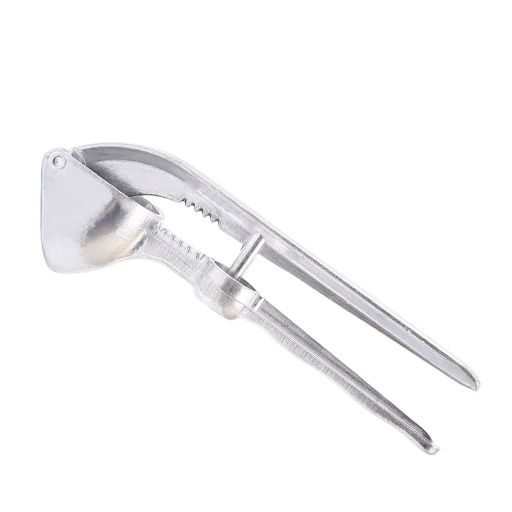 Knoblauchpresse aus Edelstahl mit ergonomischem Griff