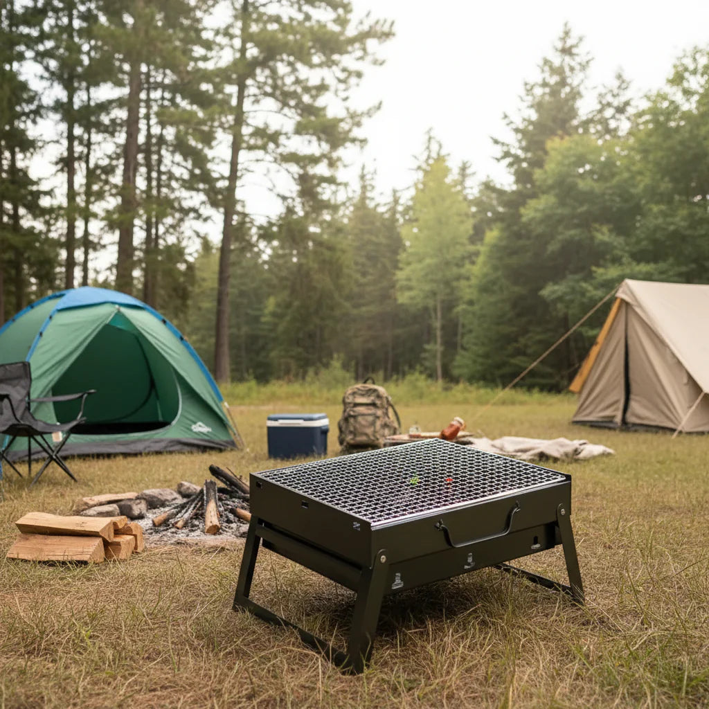 Holzkohlegrill – Klappbar & Kompakt für Outdoor