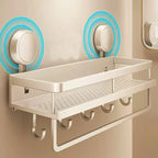 Saugnapf-Wandregal – Küchen- und Badorganizer, 30–60 cm