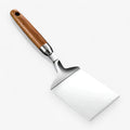 Stainless Steel Square Spatula with Wood Handle – Precision Flipping for Grill & Skillet | 11 in | Cozy Residence
