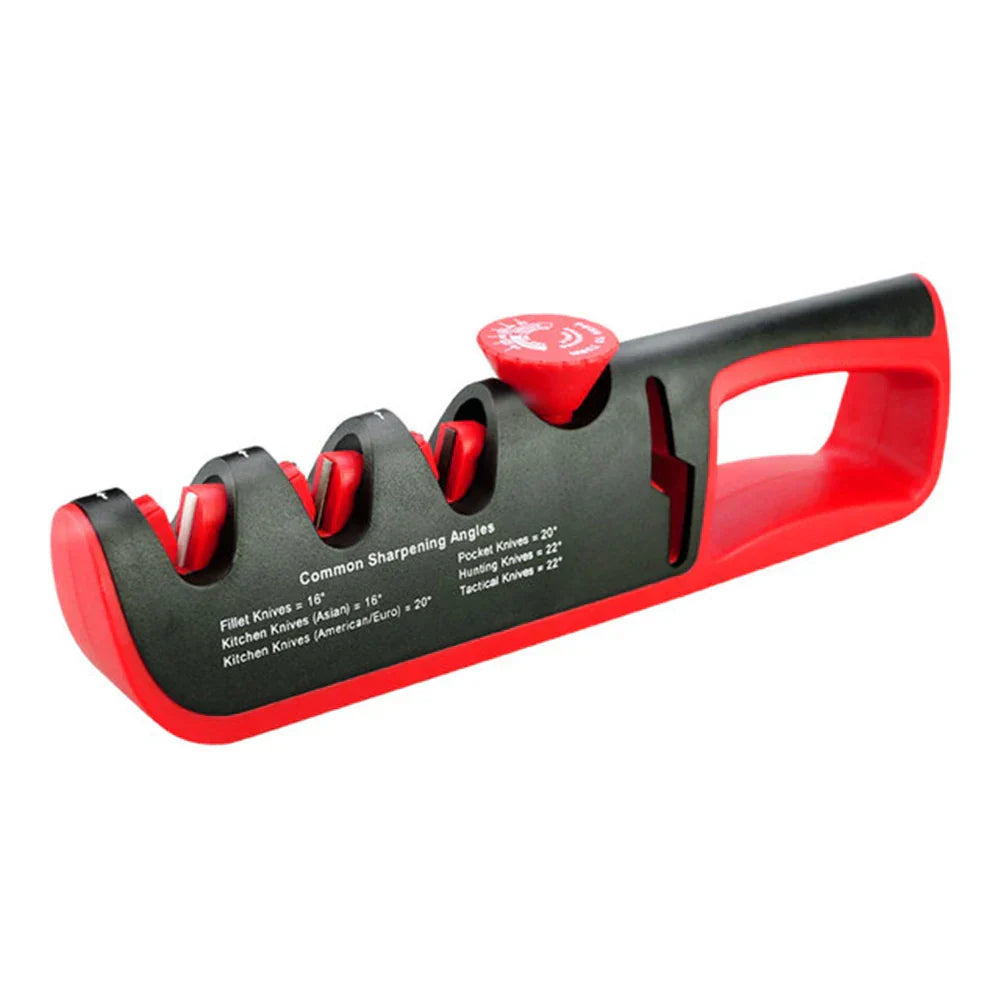 Messerschärfer 4-in-1 – Wolfram und Keramik, 14–24° verstellbar