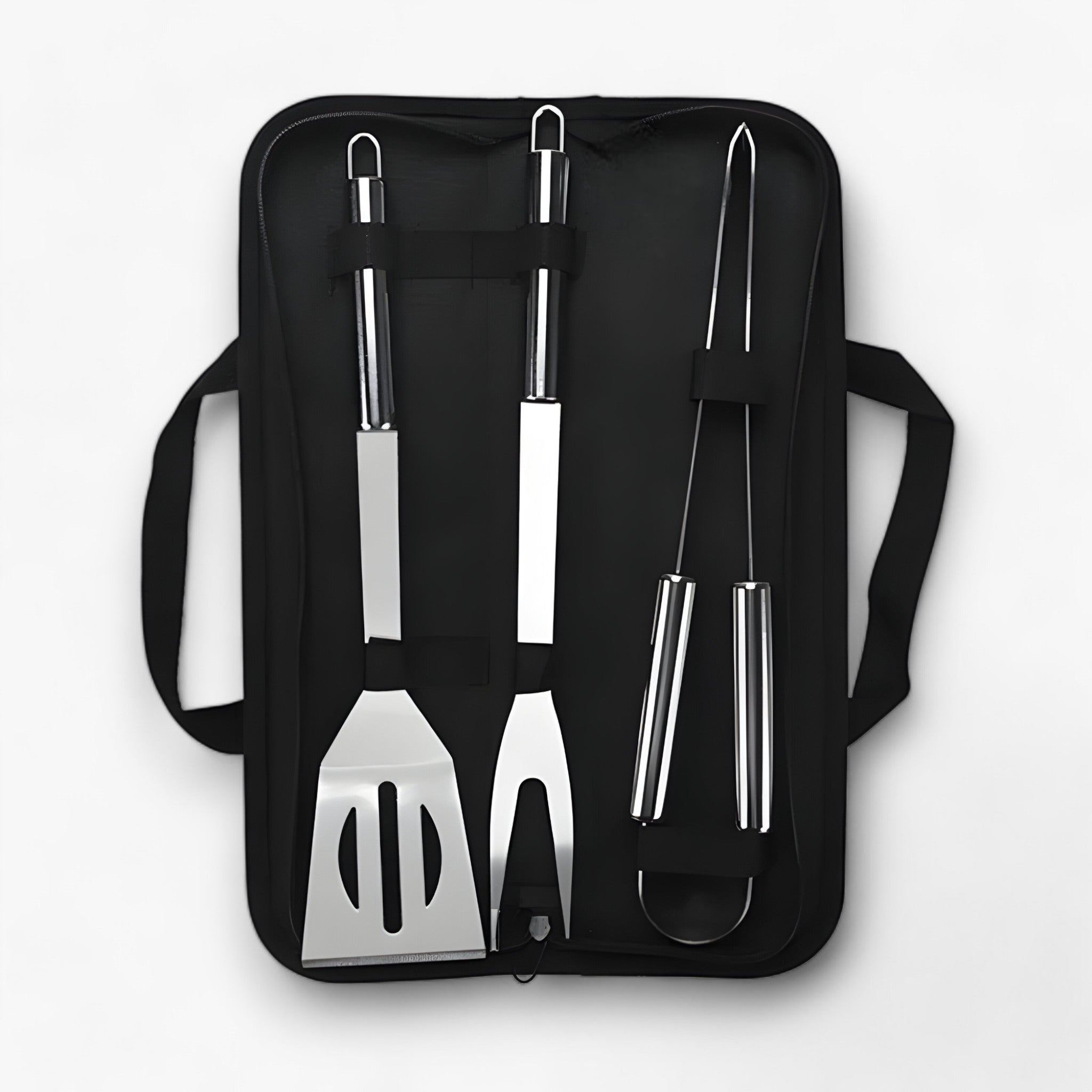 Grillbesteck-Set aus Edelstahl – 3-teilig oder 5-teilig