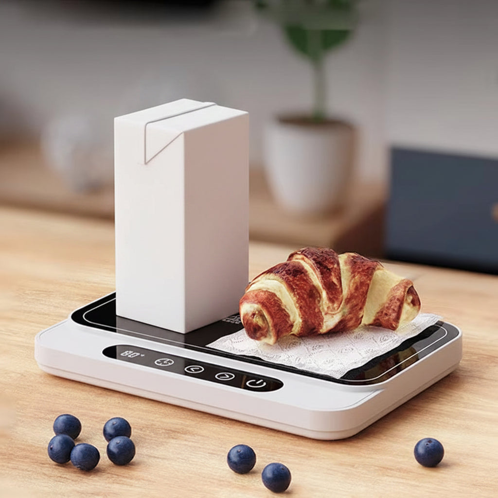 Elektrische Warmhalteplatte — 9 Stufen für Milch, Frühstück & Heißgetränke