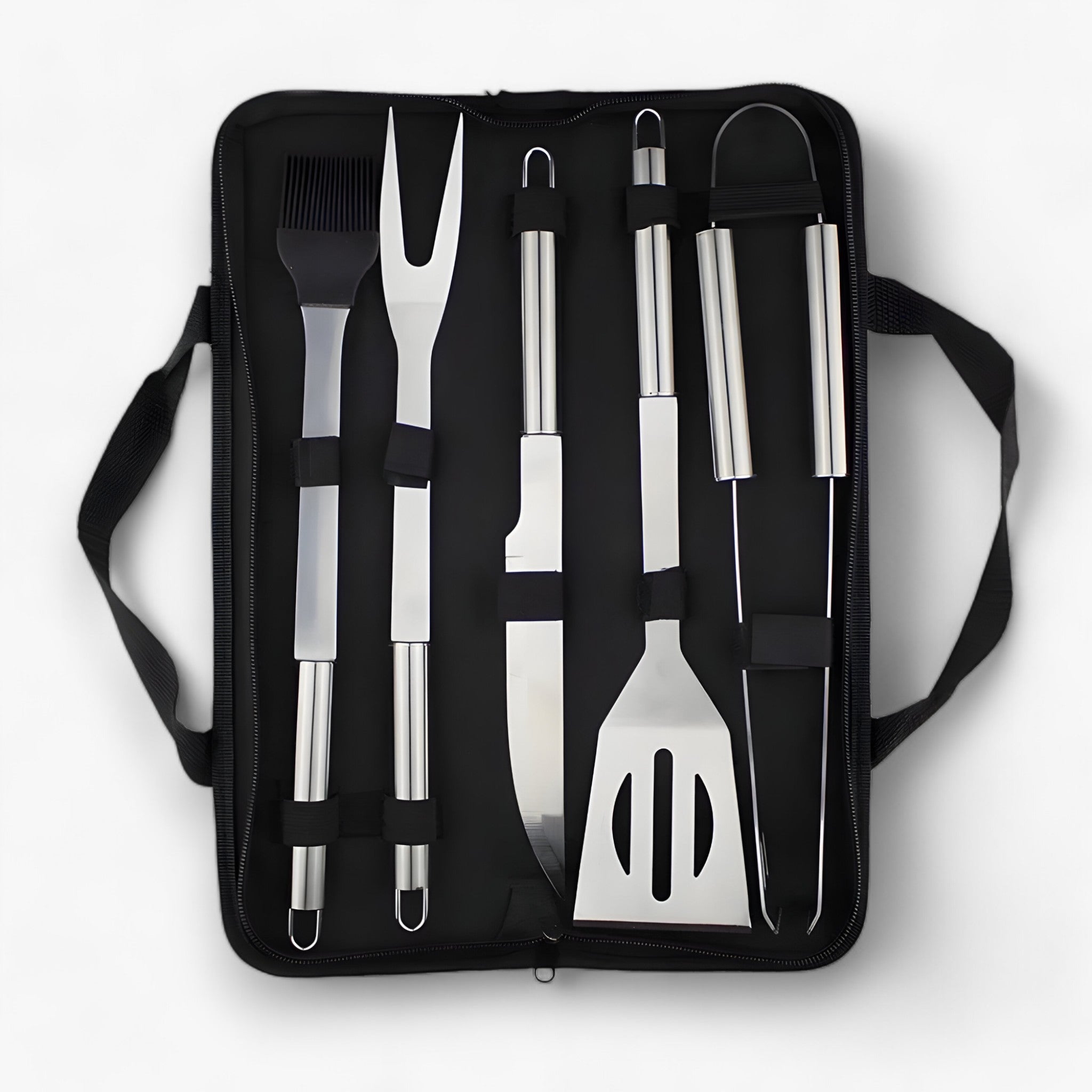 Grillbesteck-Set aus Edelstahl – 3-teilig oder 5-teilig
