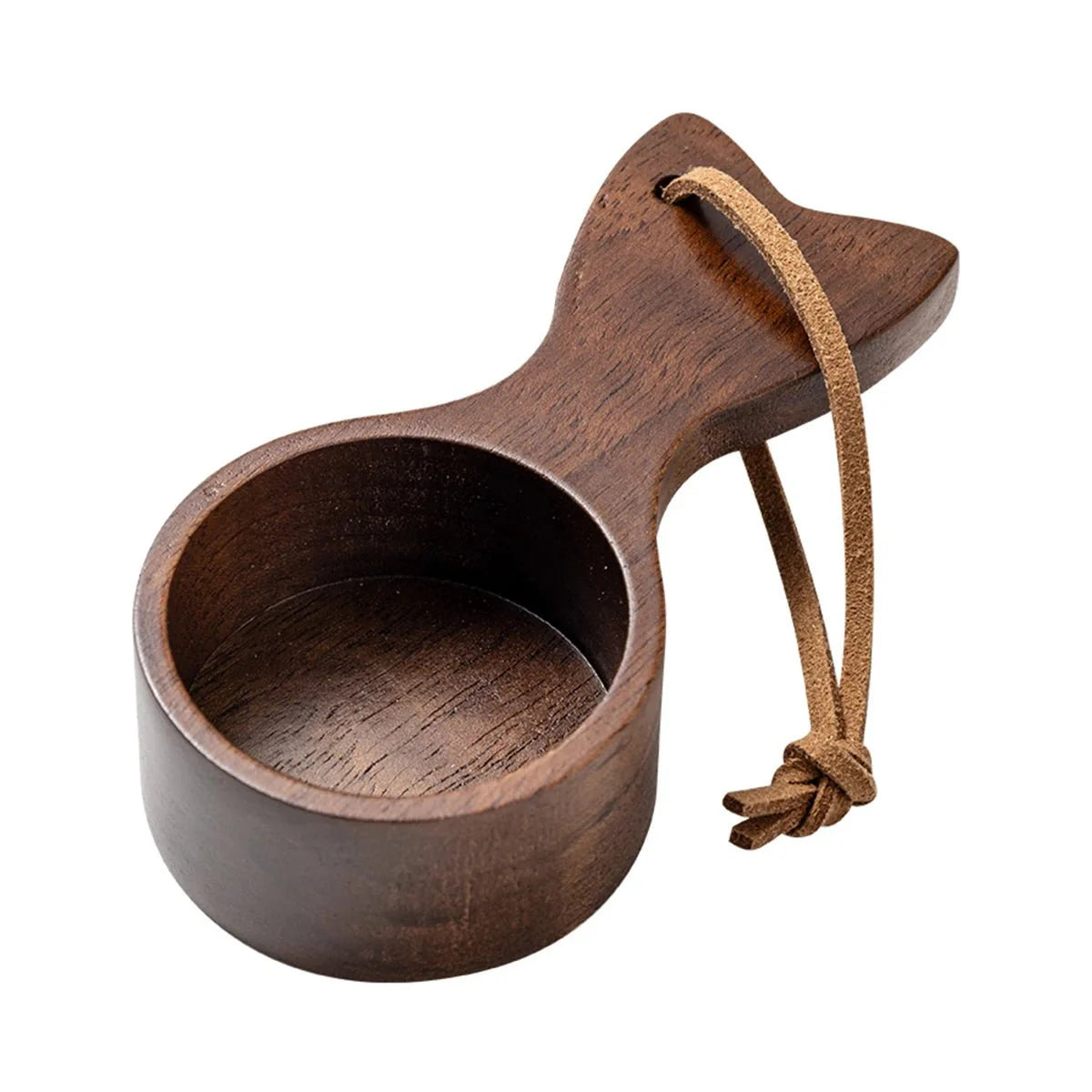 Holz-Kaffeeportionierer mit ergonomischem Griff