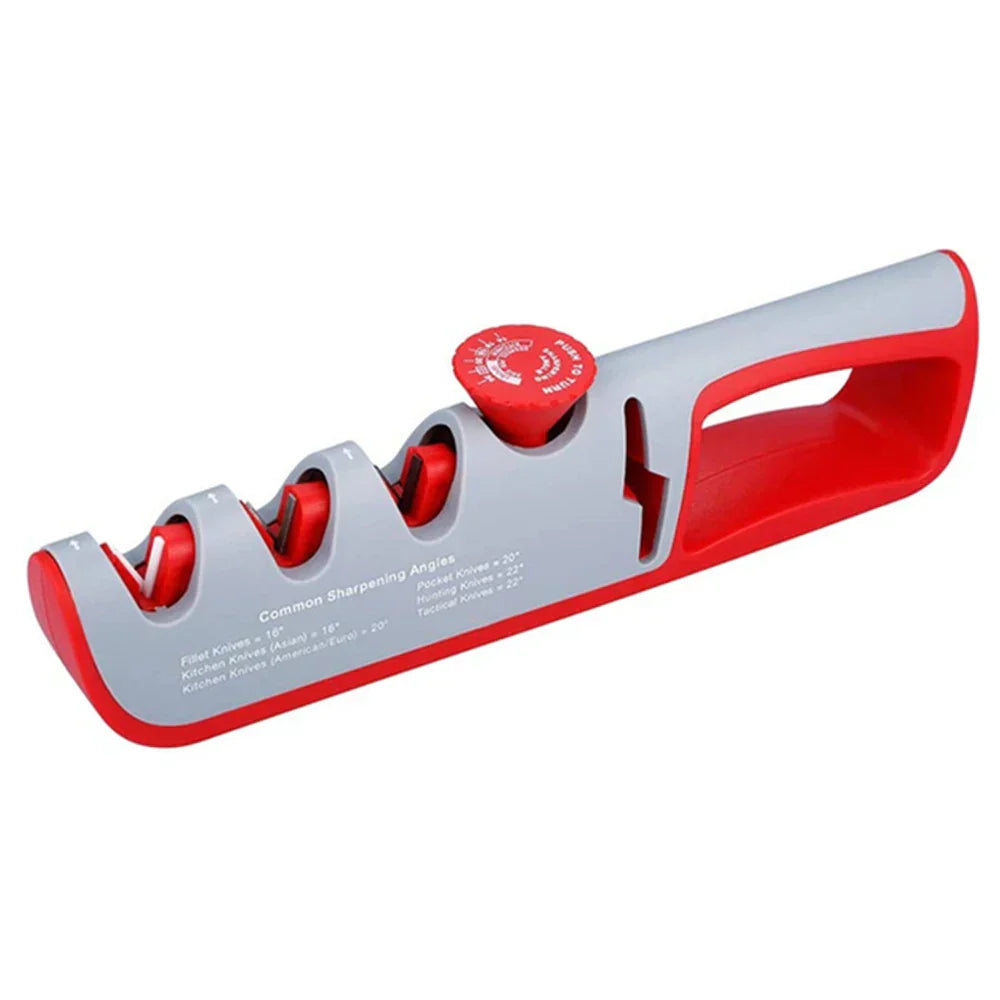 Messerschärfer 4-in-1 – Wolfram und Keramik, 14–24° verstellbar