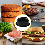 Burgerpresse aus Kunststoff mit Drehverschluss – 13 cm