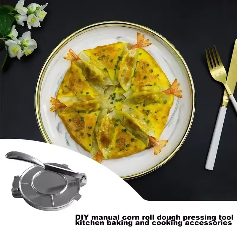 Tortilla-Presse aus Aluminium – gleichmäßige Fladen