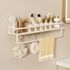 Saugnapf-Wandregal – Küchen- und Badorganizer, 30–60 cm