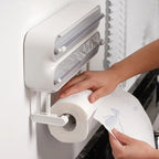 Folienspender 3-in-1 mit Wandmontage und Schneideschiene