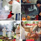 Grillhandschuhe aus Silikon bis 260°C hitzebeständig