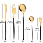 Besteckset aus Edelstahl – 30-teiliges Besteckset für 6 Personen