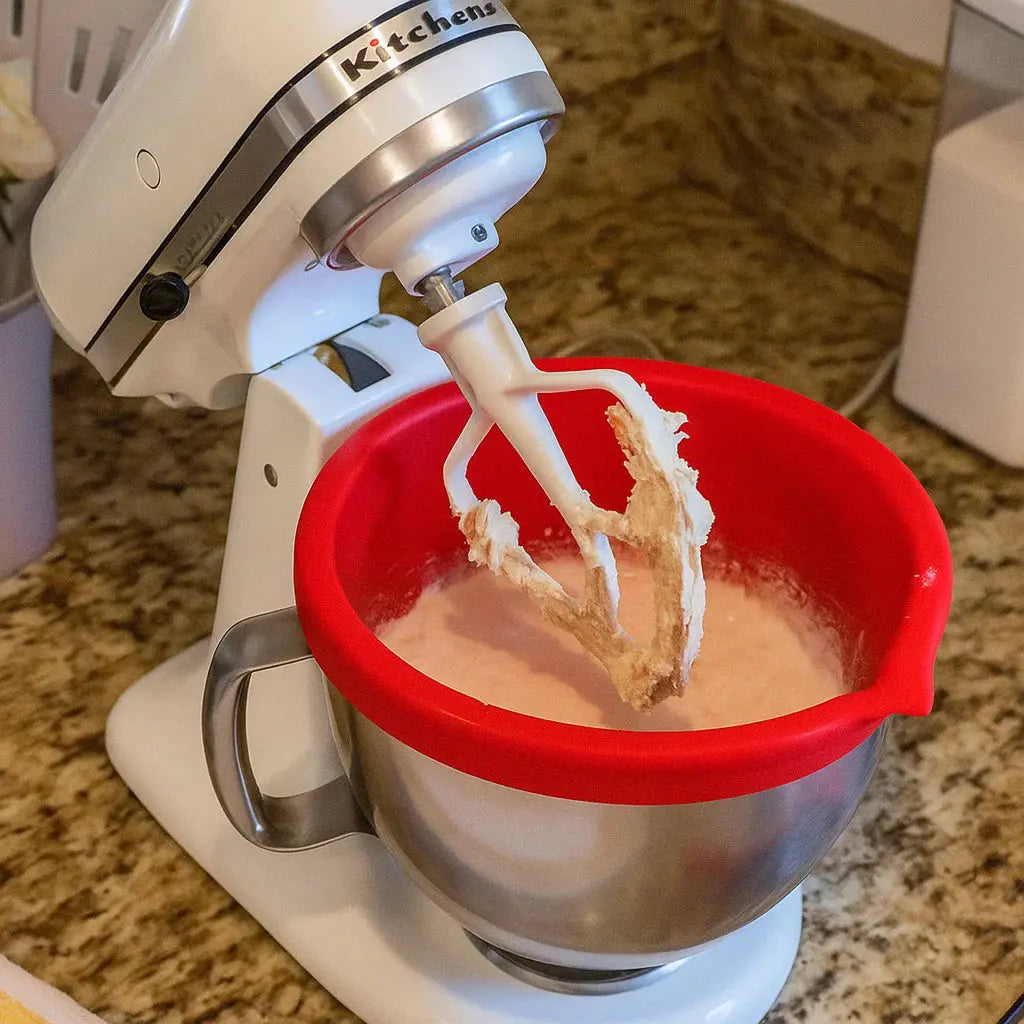 Silikon-Schüssel-Einsatz – Bequemes & sauberes Backen im Alltag