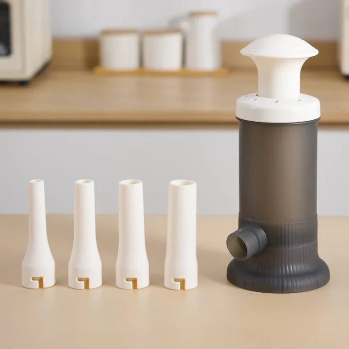 Manueller Wurstfüller mit 4 Füllrohren – Gleichmäßig Füllen ohne Luftblasen