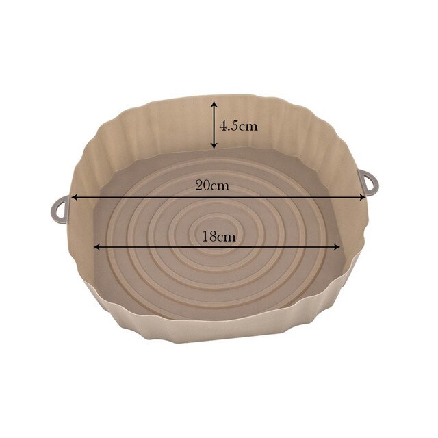 Silikon-Luftfritteusen-Einlage rund 20 cm