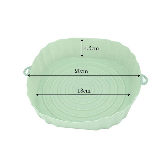 Silikon-Luftfritteusen-Einlage rund 20 cm