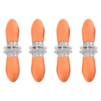 Maishalter-Set aus Edelstahl mit Griff – 4 Paare