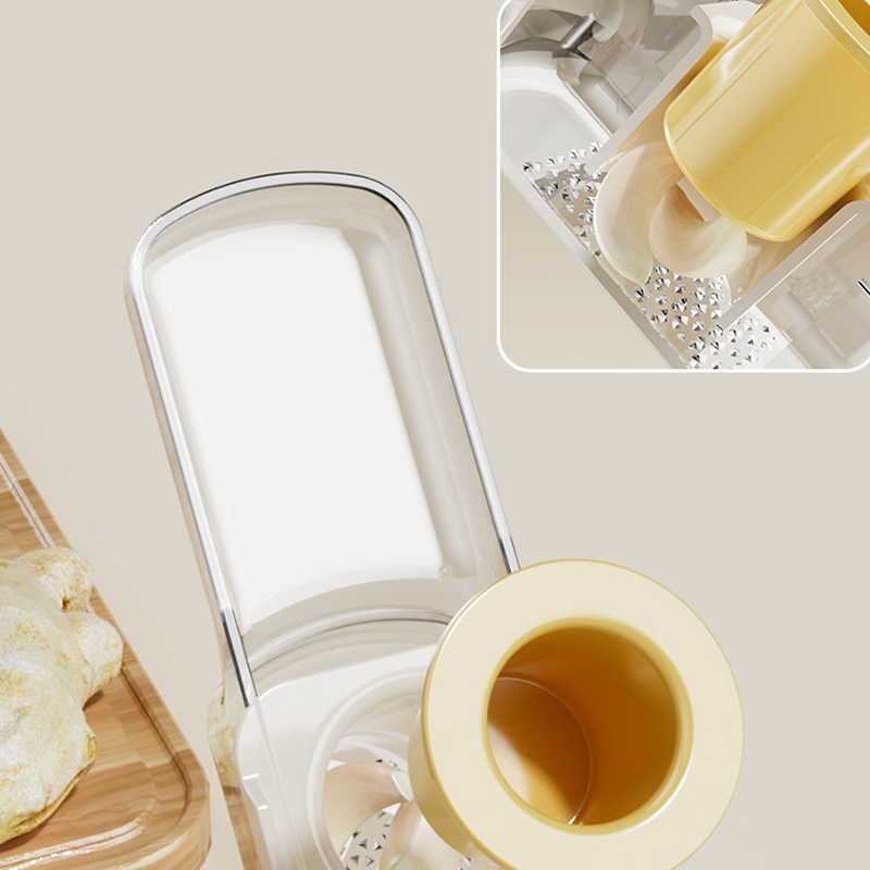 Edelstahl-Reibe 3-in-1 mit Auffangbehälter und Fingerschutz