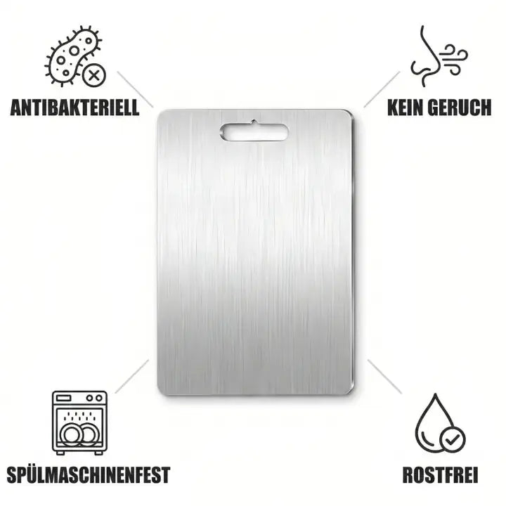 Schneidebrett aus Edelstahl – hygienischer als Holz, sicherer als Plastik