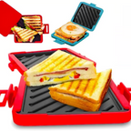 Mikrowellen-Grillplatte Aluminium – knusprig & antihaftbeschichtet