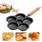 Eierpfanne mit 5 Mulden