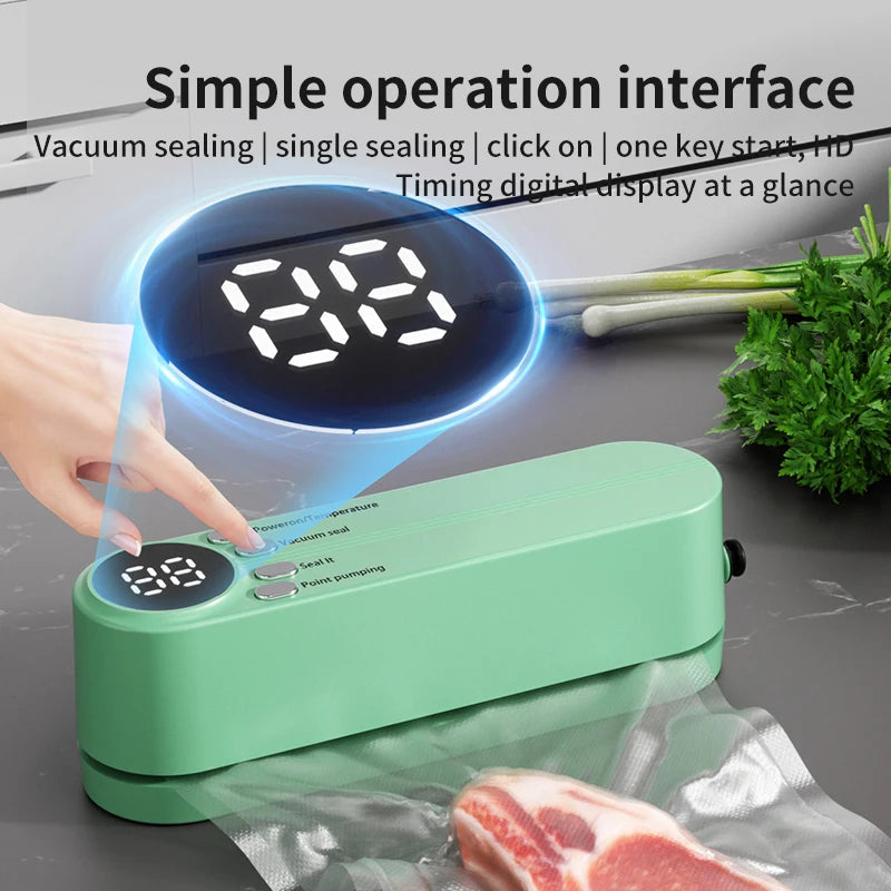 Kabelloser Vakuumiergerät mit digitalem Display