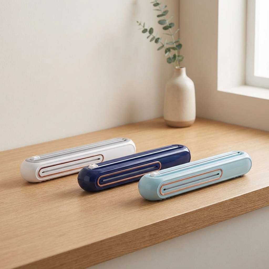 Frischhaltefolien-Abroller mit magnetischer Befestigung