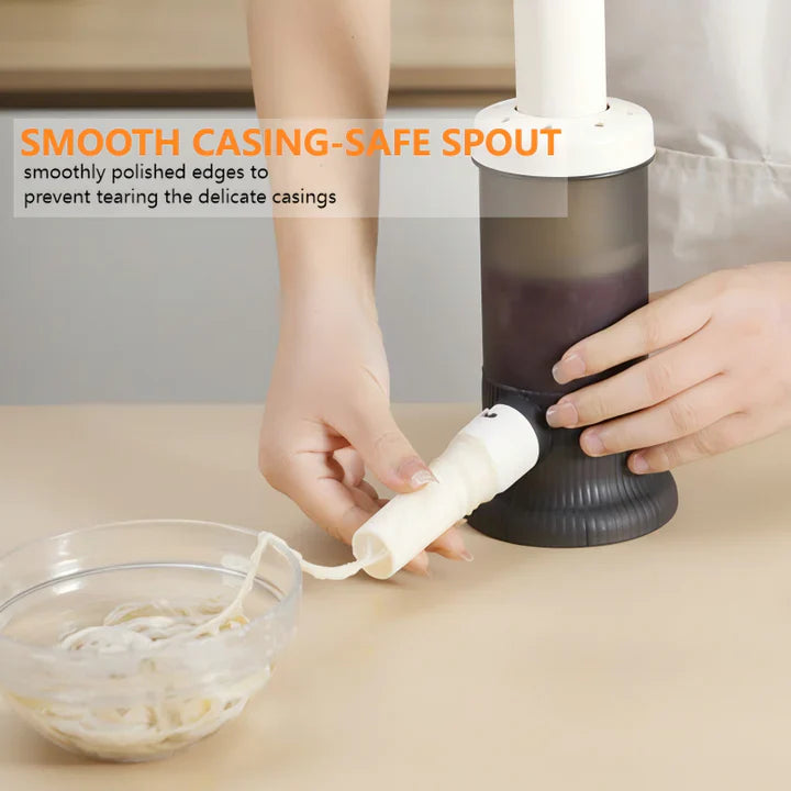 Manueller Wurstfüller mit 4 Füllrohren – Gleichmäßig Füllen ohne Luftblasen