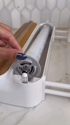 Folienspender 3-in-1 mit Wandmontage und Schneideschiene