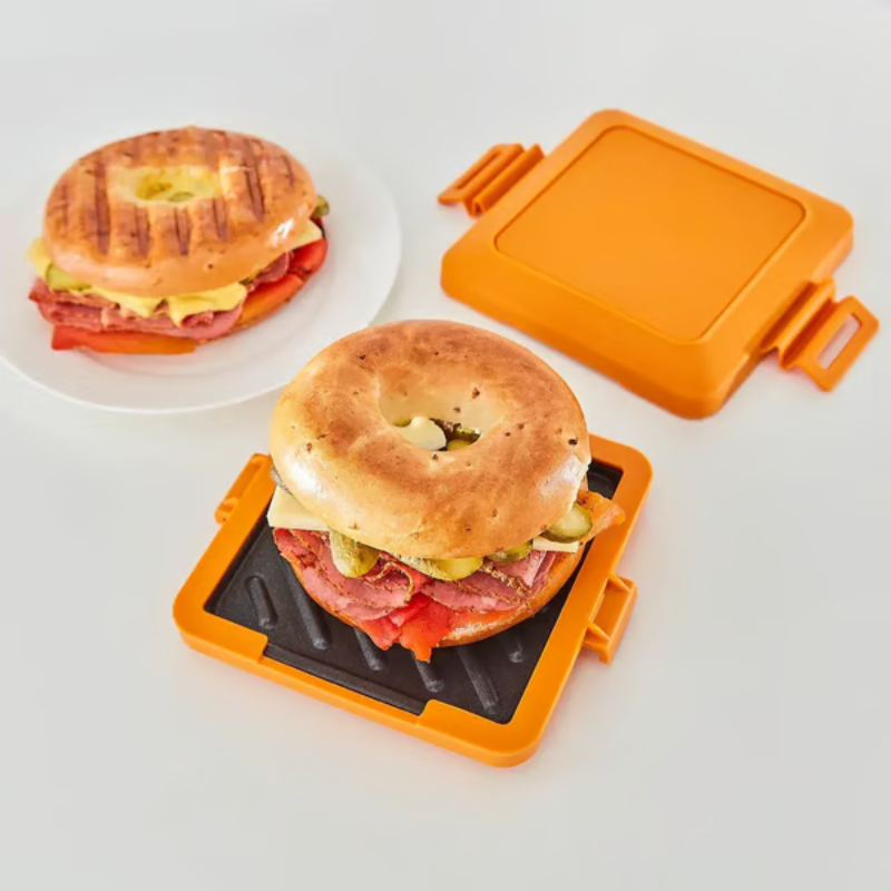 Mikrowellen-Grillplatte Aluminium – knusprig & antihaftbeschichtet