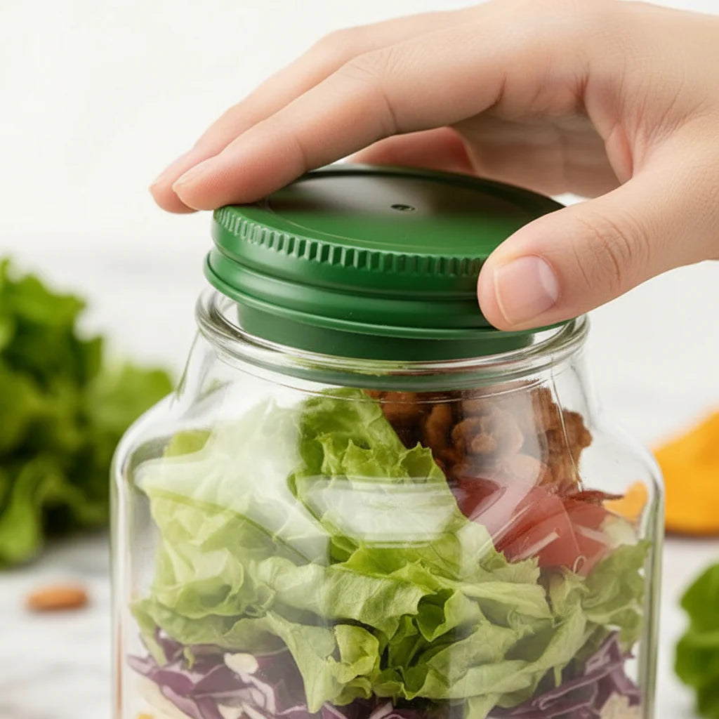 Salatbox mit Schraubdeckel, BPA-frei, 700 ml