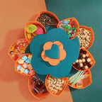 Drehbare Snackschale mit 6 Fächern