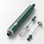 USB-Handmixer Edelstahl – schäumt, schlägt & mixt in 3 Stufen