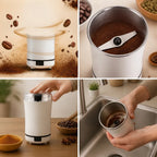 Elektro-Kaffeemühle mit Edelstahlklingen und 100 g Fassungsvermögen