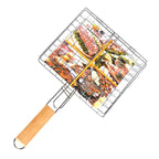 Grillkorb klappbar mit langem Griff – 30 x 23 cm