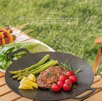 Koreanische Grillplatte für Camping und Outdoor-Kochen