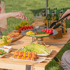 Koreanische Grillplatte für Camping und Outdoor-Kochen