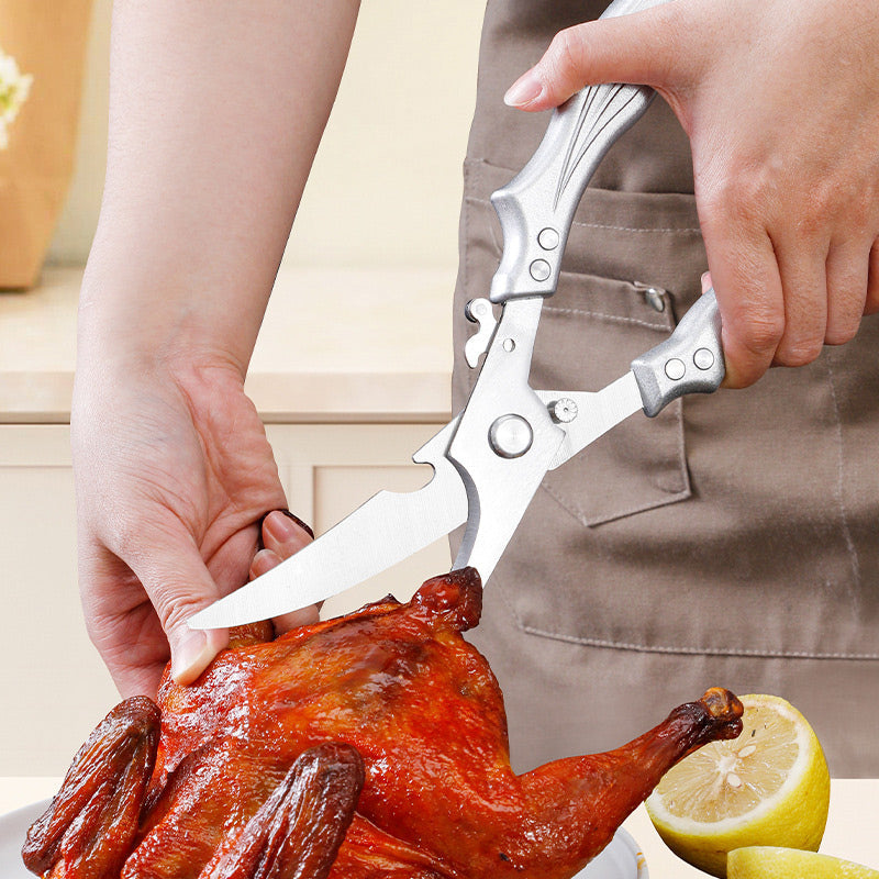 Küchengeflügelschere – Edelstahl, ergonomischer Griff, 26 cm